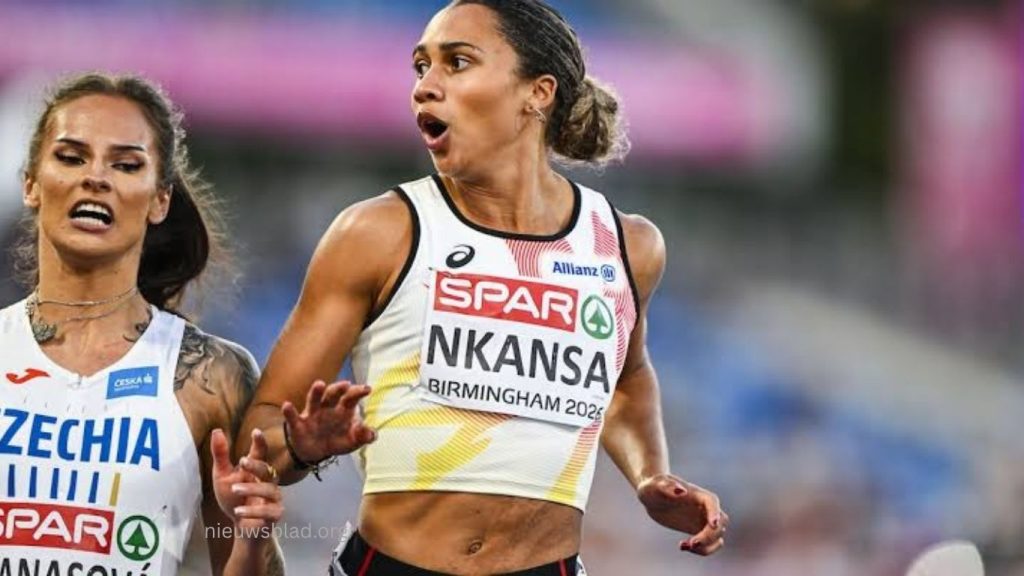 Delphine Nkansa pakt EK-brons op 100 meter